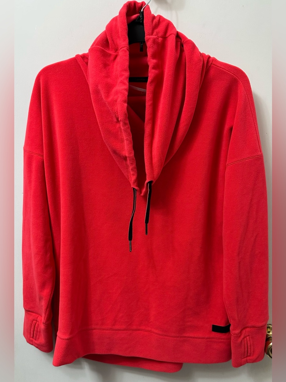 Calvin Klein Performance Women's Funnel Hood Pullover. Color is lighter than pic